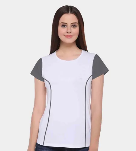 Tailormade Women's Round Neck With Side Panel
