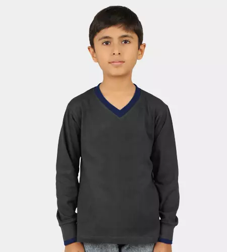 Tailormade Boy's V-Neck Full Sleeves